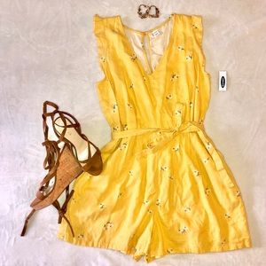 Old Navy Yellow Romper